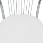 Scaun Arco - cadru cromat - imitatie piele alb - 21894 Scaun Arco - cadru cromat - imitatie piele alb - 21894