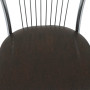Scaun Arco - cadru cromat - imitatie piele maro - 15611 Scaun Arco - cadru cromat - imitatie piele maro - 15611