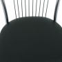 Scaun Arco - cadru cromat - imitatie piele negru - 21901 Scaun Arco - cadru cromat - imitatie piele negru - 21901