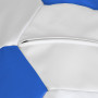 Fotoliu puf Extra Ball - imitatie piele - alb/albastru Fotoliu puf Extra Ball - imitatie piele - alb/albastru