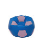 Fotoliu puf Baby Ball - imitatie piele - albastru/mov Fotoliu puf Baby Ball - imitatie piele - albastru/mov