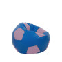 Fotoliu puf Baby Ball - imitatie piele - albastru/mov Fotoliu puf Baby Ball - imitatie piele - albastru/mov