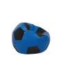 Fotoliu puf Baby Ball - imitatie piele - albastru/negru Fotoliu puf Baby Ball - imitatie piele - albastru/negru