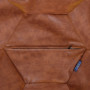 Fotoliu puf Baby Ball - imitatie piele - coniac Fotoliu puf Baby Ball - imitatie piele - coniac