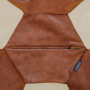 Fotoliu puf Baby Ball - imitatie piele - coniac/crem Fotoliu puf Baby Ball - imitatie piele - coniac/crem