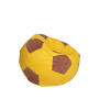 Fotoliu puf Baby Ball - imitatie piele - galben/coniac Fotoliu puf Baby Ball - imitatie piele - galben/coniac