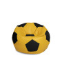 Fotoliu puf Baby Ball - imitatie piele - galben/negru Fotoliu puf Baby Ball - imitatie piele - galben/negru