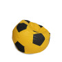 Fotoliu puf Baby Ball - imitatie piele - galben/negru Fotoliu puf Baby Ball - imitatie piele - galben/negru