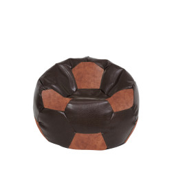 Fotoliu puf Baby Ball - imitatie piele - maro/coniac Fotoliu puf Baby Ball - imitatie piele - maro/coniac