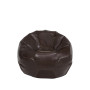 Fotoliu puf Baby Ball - imitatie piele - maro Fotoliu puf Baby Ball - imitatie piele - maro