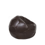 Fotoliu puf Baby Ball - imitatie piele - maro Fotoliu puf Baby Ball - imitatie piele - maro