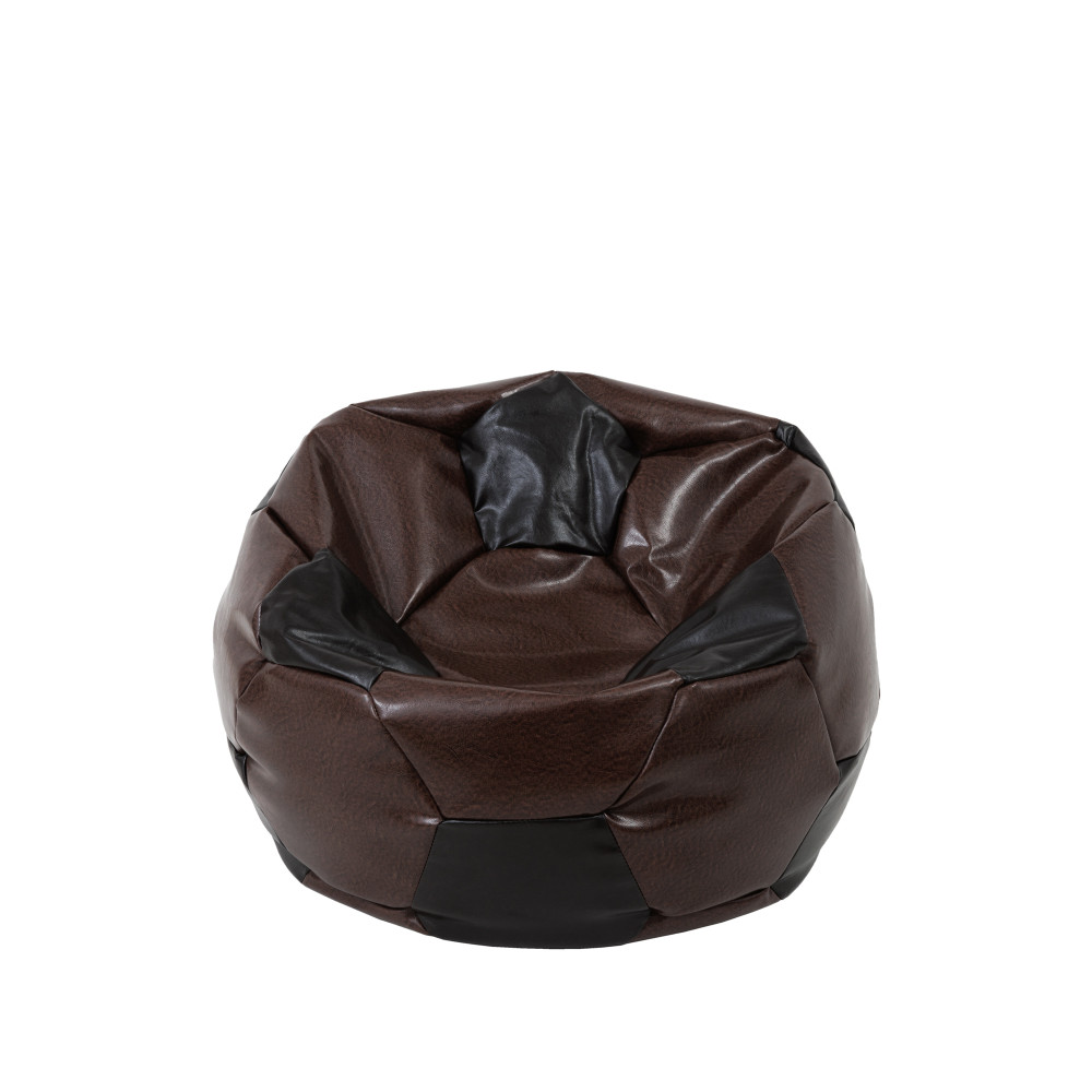Fotoliu puf Baby Ball - imitatie piele - maro/wenge Fotoliu puf Baby Ball - imitatie piele - maro/wenge