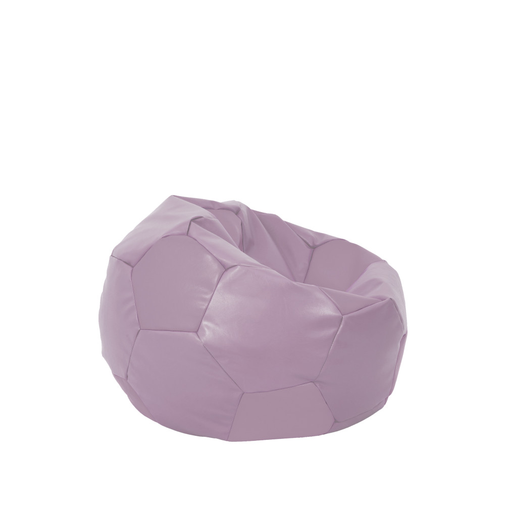 Fotoliu puf Baby Ball - imitatie piele - mov