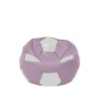 Fotoliu puf Baby Ball - imitatie piele - mov/alb Fotoliu puf Baby Ball - imitatie piele - mov/alb