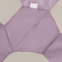Fotoliu puf Baby Ball - imitatie piele - mov/crem Fotoliu puf Baby Ball - imitatie piele - mov/crem