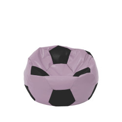 Fotoliu puf Baby Ball - imitatie piele - mov/negru Fotoliu puf Baby Ball - imitatie piele - mov/negru