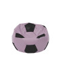 Fotoliu puf Baby Ball - imitatie piele - mov/negru Fotoliu puf Baby Ball - imitatie piele - mov/negru