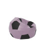 Fotoliu puf Baby Ball - imitatie piele - mov/negru Fotoliu puf Baby Ball - imitatie piele - mov/negru