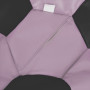 Fotoliu puf Baby Ball - imitatie piele - mov/negru Fotoliu puf Baby Ball - imitatie piele - mov/negru