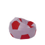 Fotoliu puf Baby Ball - imitatie piele - mov/rosu Fotoliu puf Baby Ball - imitatie piele - mov/rosu