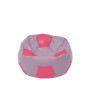 Fotoliu puf Baby Ball - imitatie piele - mov/roz Fotoliu puf Baby Ball - imitatie piele - mov/roz