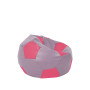 Fotoliu puf Baby Ball - imitatie piele - mov/roz Fotoliu puf Baby Ball - imitatie piele - mov/roz