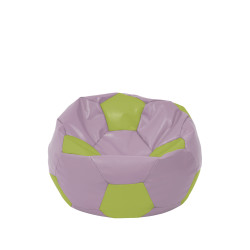 Fotoliu puf Baby Ball - imitatie piele - mov/verde Fotoliu puf Baby Ball - imitatie piele - mov/verde