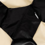 Fotoliu puf Baby Ball - imitatie piele - negru/crem Fotoliu puf Baby Ball - imitatie piele - negru/crem