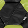 Fotoliu puf Baby Ball - imitatie piele - negru/verde Fotoliu puf Baby Ball - imitatie piele - negru/verde