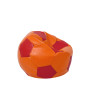 Fotoliu puf Baby Ball - imitatie piele - portocaliu/rosu Fotoliu puf Baby Ball - imitatie piele - portocaliu/rosu