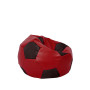 Fotoliu puf Baby Ball - imitatie piele - rosu/wenge Fotoliu puf Baby Ball - imitatie piele - rosu/wenge