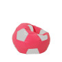 Fotoliu puf Baby Ball - imitatie piele - roz/alb Fotoliu puf Baby Ball - imitatie piele - roz/alb