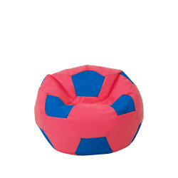 Fotoliu puf Baby Ball - imitatie piele - roz/albastru Fotoliu puf Baby Ball - imitatie piele - roz/albastru