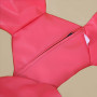 Fotoliu puf Baby Ball - imitatie piele - roz/crem Fotoliu puf Baby Ball - imitatie piele - roz/crem