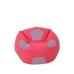 Fotoliu puf Baby Ball - imitatie piele - roz/mov Fotoliu puf Baby Ball - imitatie piele - roz/mov