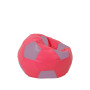 Fotoliu puf Baby Ball - imitatie piele - roz/mov Fotoliu puf Baby Ball - imitatie piele - roz/mov