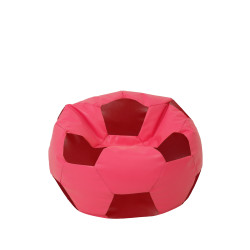 Fotoliu puf Baby Ball - imitatie piele - roz/rosu Fotoliu puf Baby Ball - imitatie piele - roz/rosu