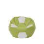 Fotoliu puf Baby Ball - imitatie piele - verde/alb Fotoliu puf Baby Ball - imitatie piele - verde/alb
