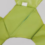 Fotoliu puf Baby Ball - imitatie piele - verde/alb Fotoliu puf Baby Ball - imitatie piele - verde/alb