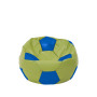 Fotoliu puf Baby Ball - imitatie piele - verde/albastru Fotoliu puf Baby Ball - imitatie piele - verde/albastru