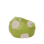 Fotoliu puf Baby Ball - imitatie piele - verde/crem Fotoliu puf Baby Ball - imitatie piele - verde/crem