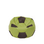 Fotoliu puf Baby Ball - imitatie piele - verde/maro Fotoliu puf Baby Ball - imitatie piele - verde/maro