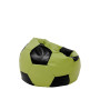 Fotoliu puf Baby Ball - imitatie piele - verde/negru Fotoliu puf Baby Ball - imitatie piele - verde/negru