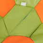 Fotoliu puf Baby Ball - imitatie piele - verde/portocaliu Fotoliu puf Baby Ball - imitatie piele - verde/portocaliu