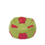 Fotoliu puf Baby Ball - imitatie piele - verde/rosu Fotoliu puf Baby Ball - imitatie piele - verde/rosu