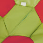 Fotoliu puf Baby Ball - imitatie piele - verde/rosu Fotoliu puf Baby Ball - imitatie piele - verde/rosu
