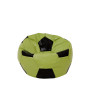 Fotoliu puf Baby Ball - imitatie piele - verde/wenge Fotoliu puf Baby Ball - imitatie piele - verde/wenge