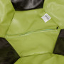 Fotoliu puf Baby Ball - imitatie piele - verde/wenge Fotoliu puf Baby Ball - imitatie piele - verde/wenge