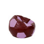 Fotoliu puf Baby Ball - imitatie piele - bordo/mov Fotoliu puf Baby Ball - imitatie piele - bordo/mov