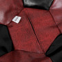 Fotoliu puf Extra Ball - imitatie piele - bordo/negru Fotoliu puf Extra Ball - imitatie piele - bordo/negru